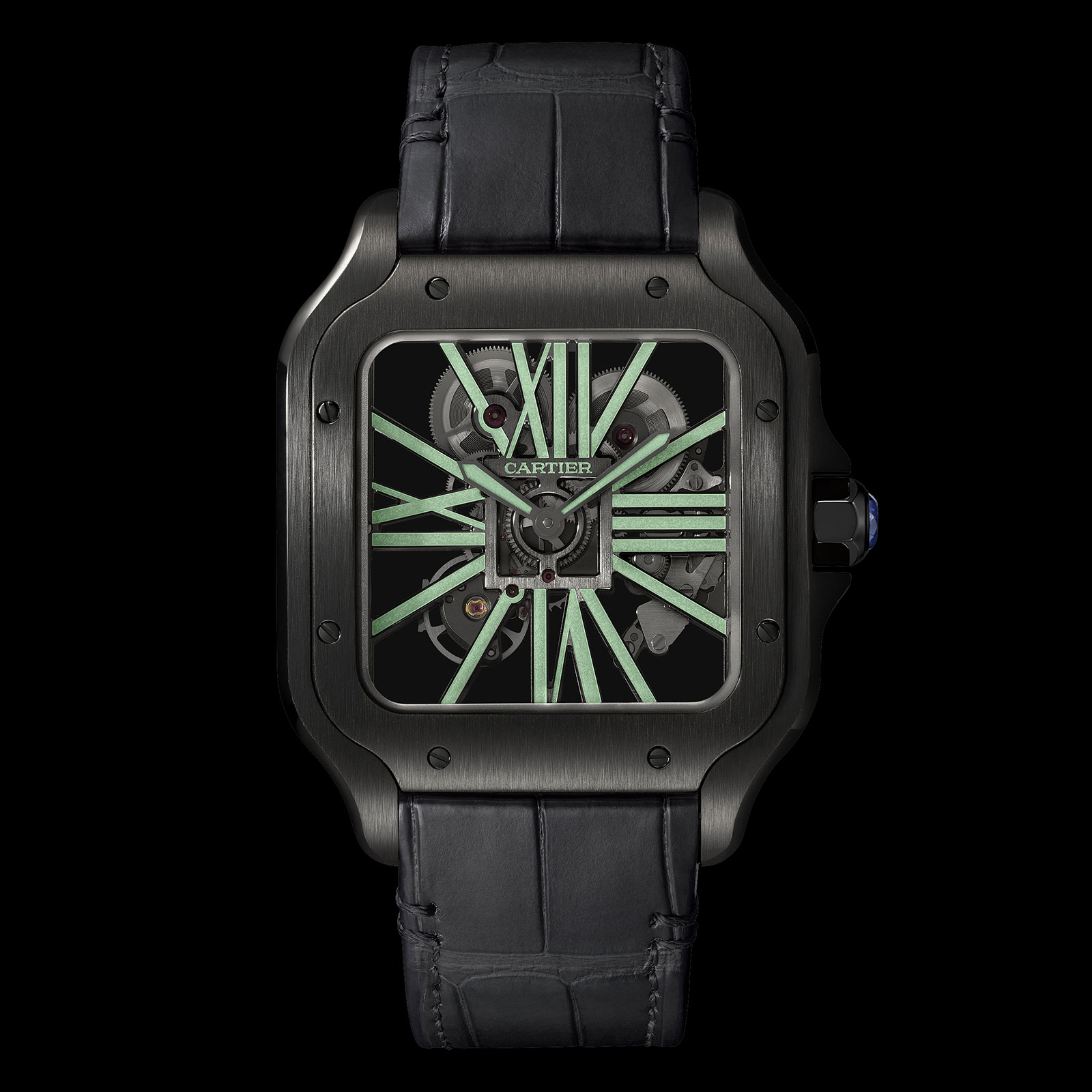 do all cartier watches glow in the dark